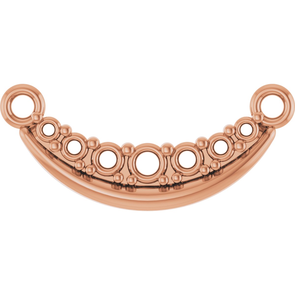 Accented Curved Bar Necklace Center