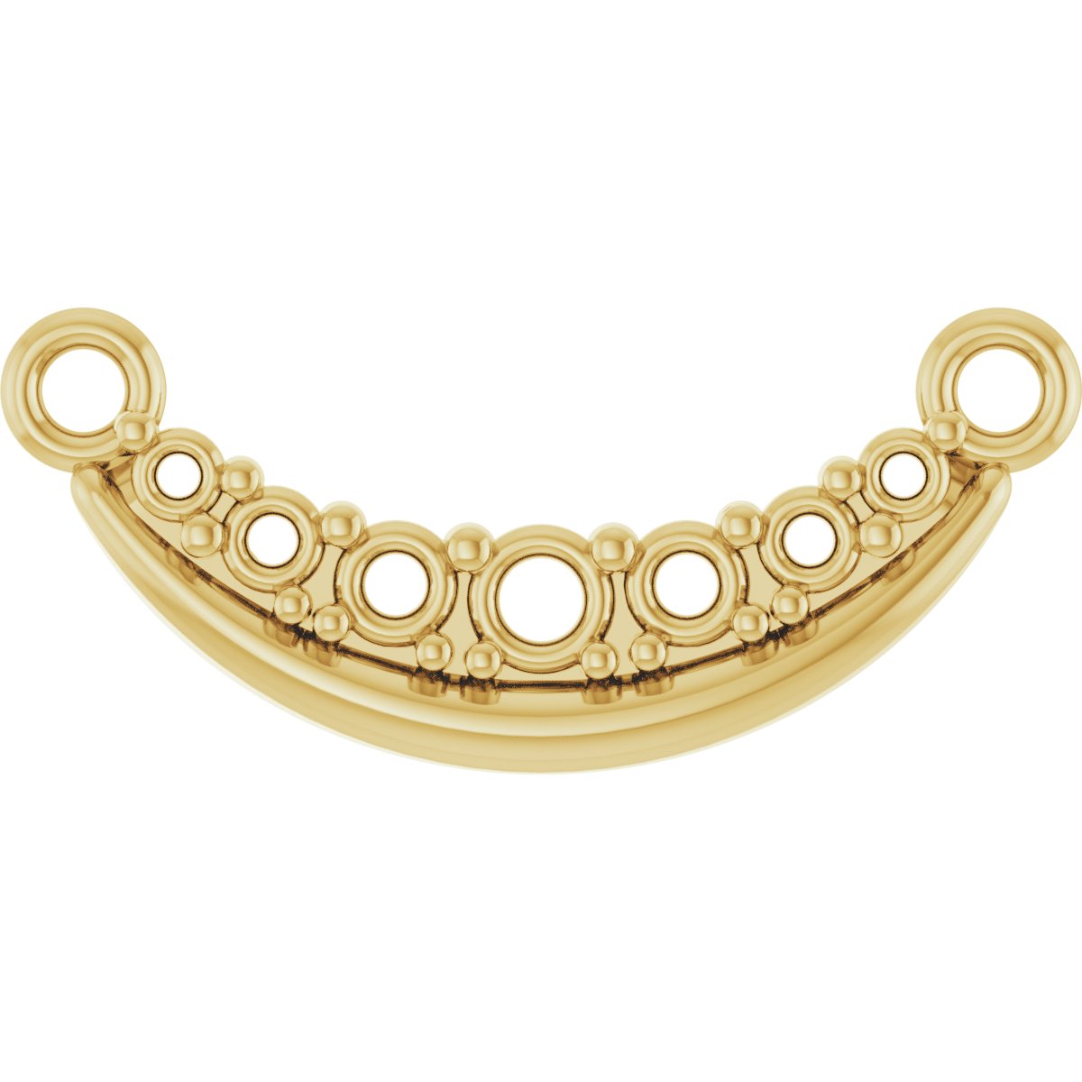 Accented Curved Bar Necklace Center