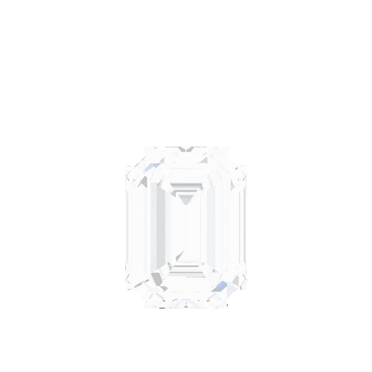 Emerald 4-Prong Solitaire Dangle