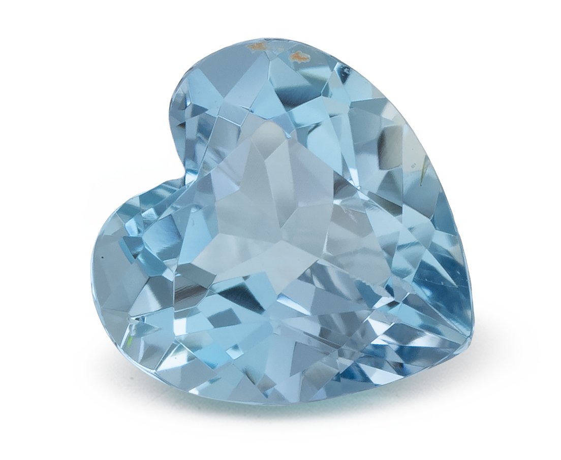 HEART 1.00ct Natural Aquamarine 