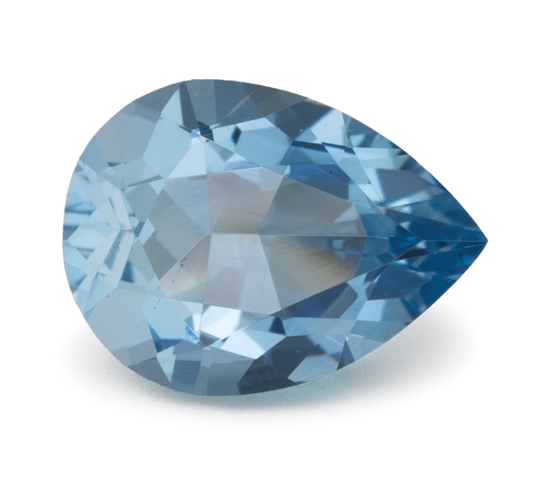 PEAR 0.89ct Natural Aquamarine 