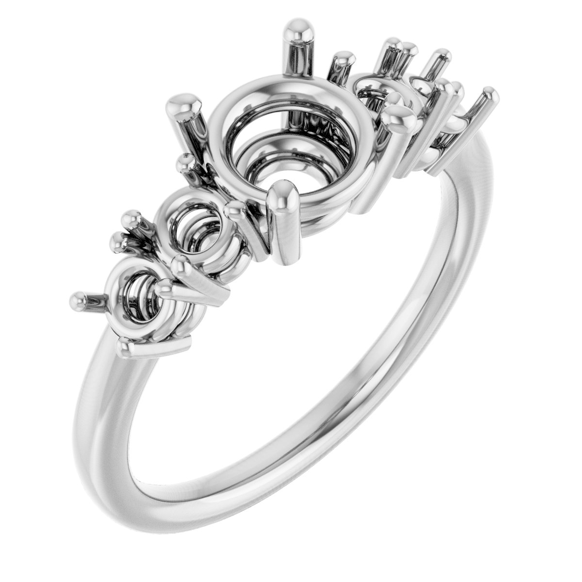 Accented Engagement Ring