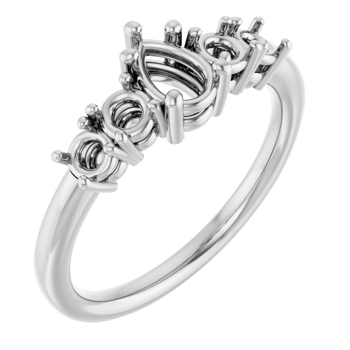 Accented Engagement Ring