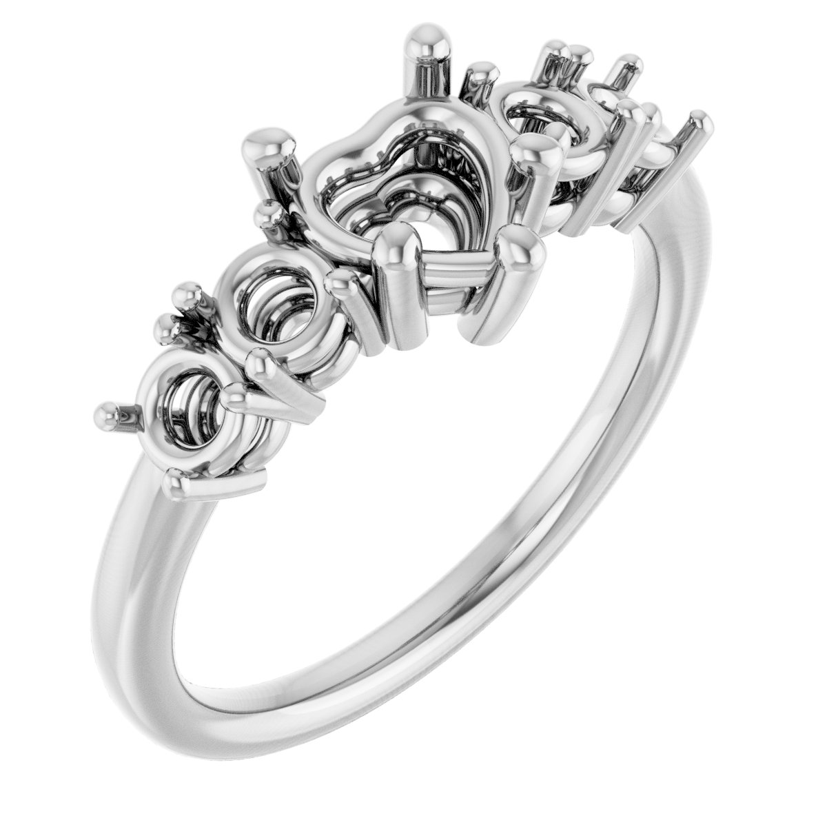 Accented Engagement Ring