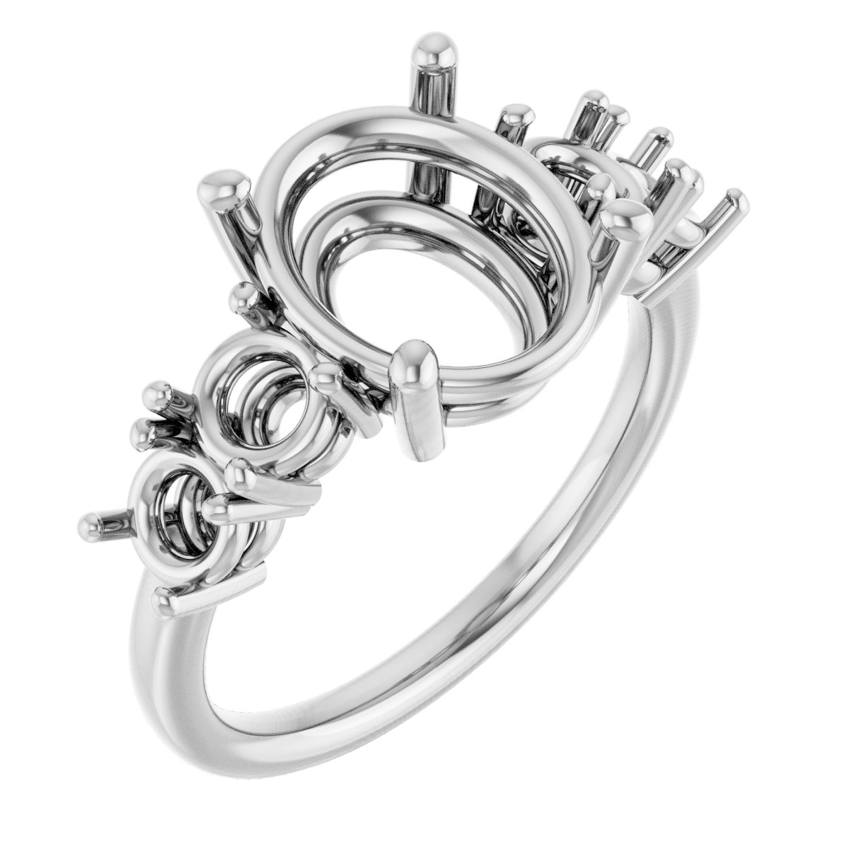 Accented Engagement Ring