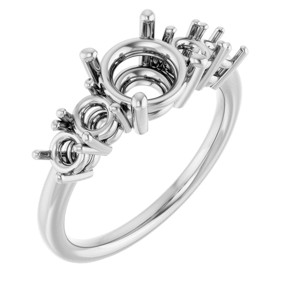 Accented Engagement Ring