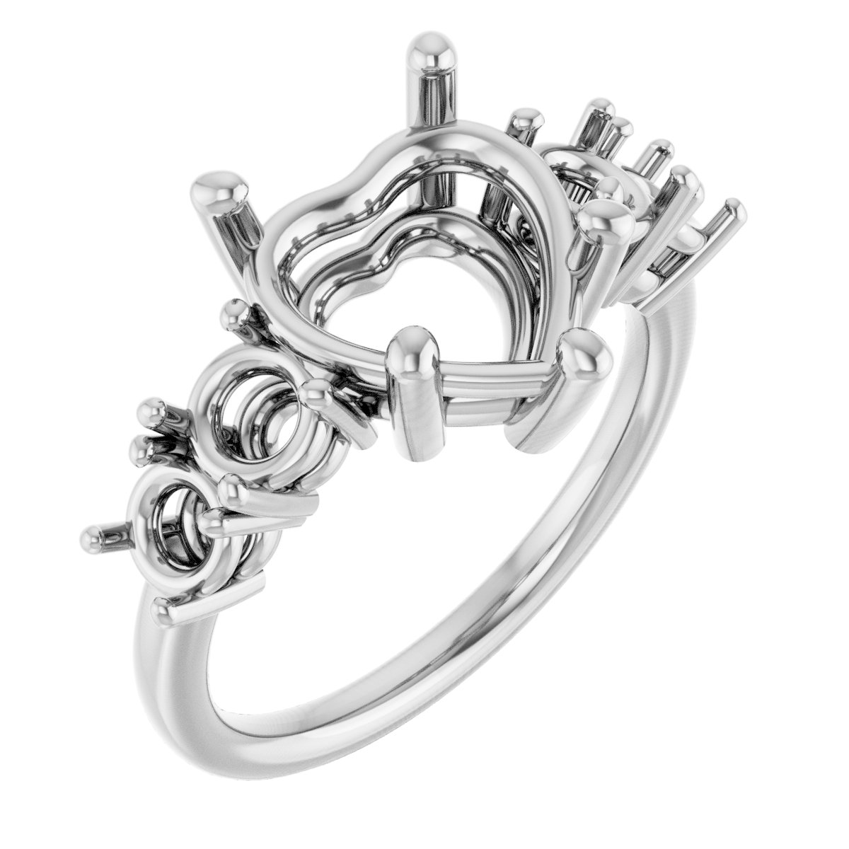 Accented Engagement Ring