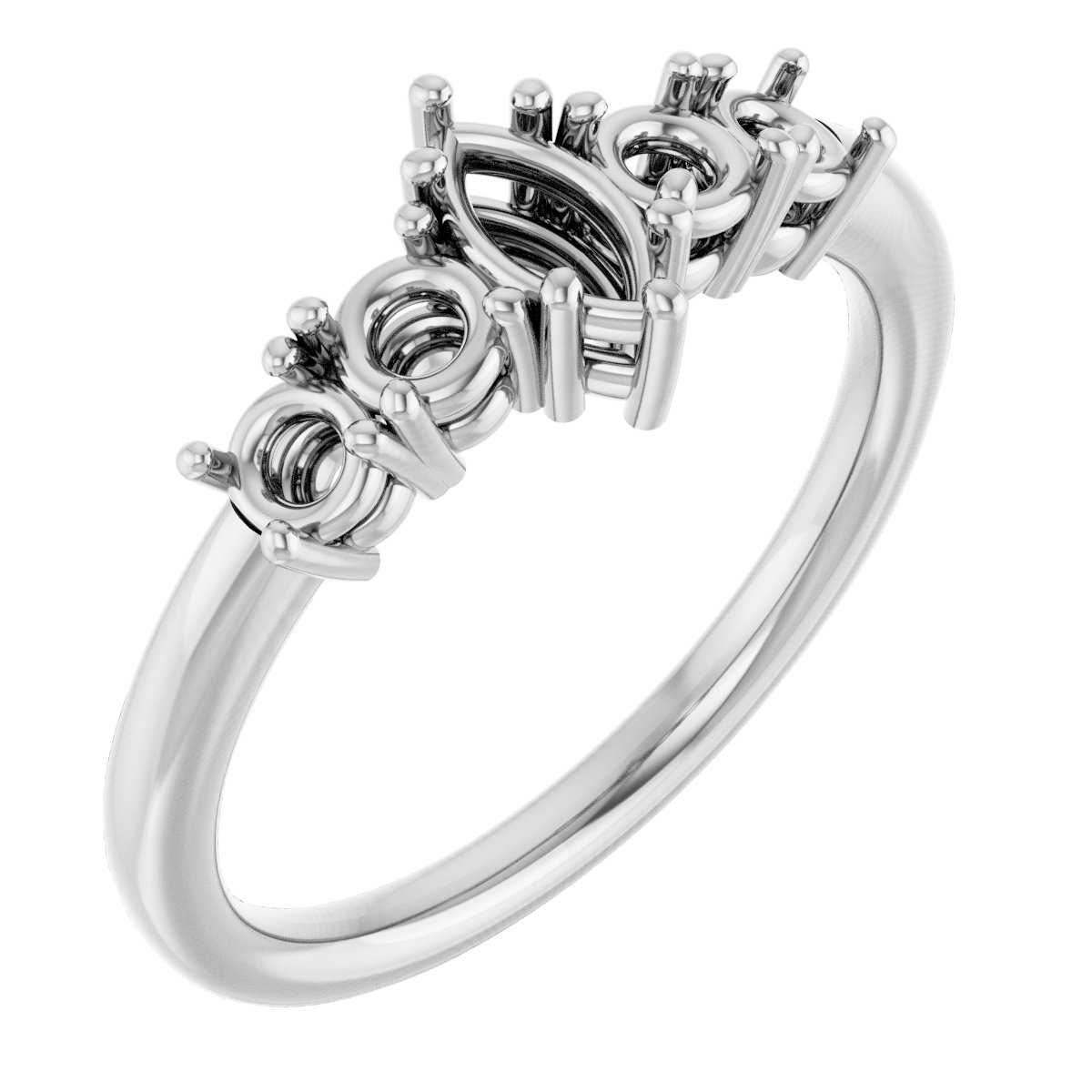 Accented Engagement Ring