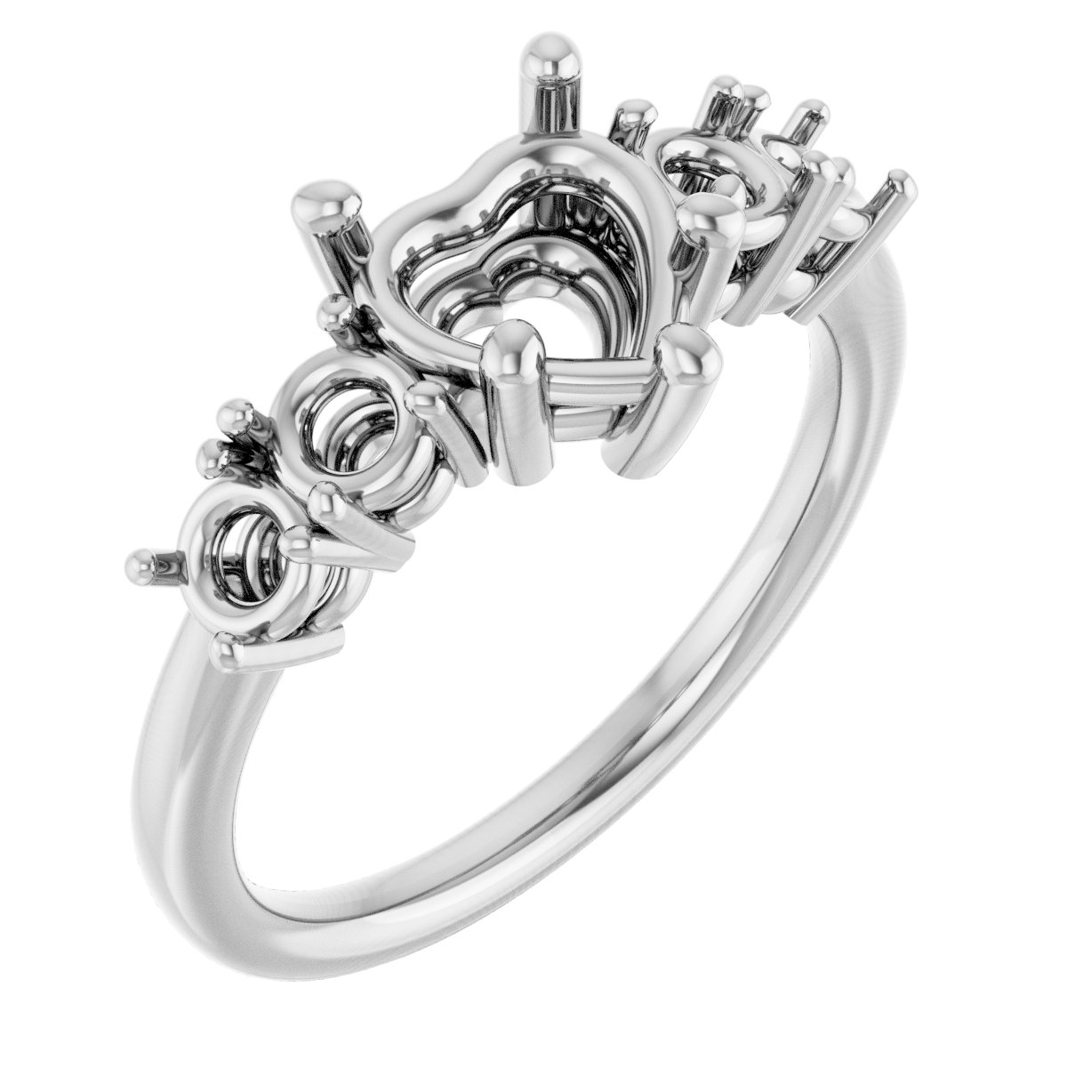 Accented Engagement Ring