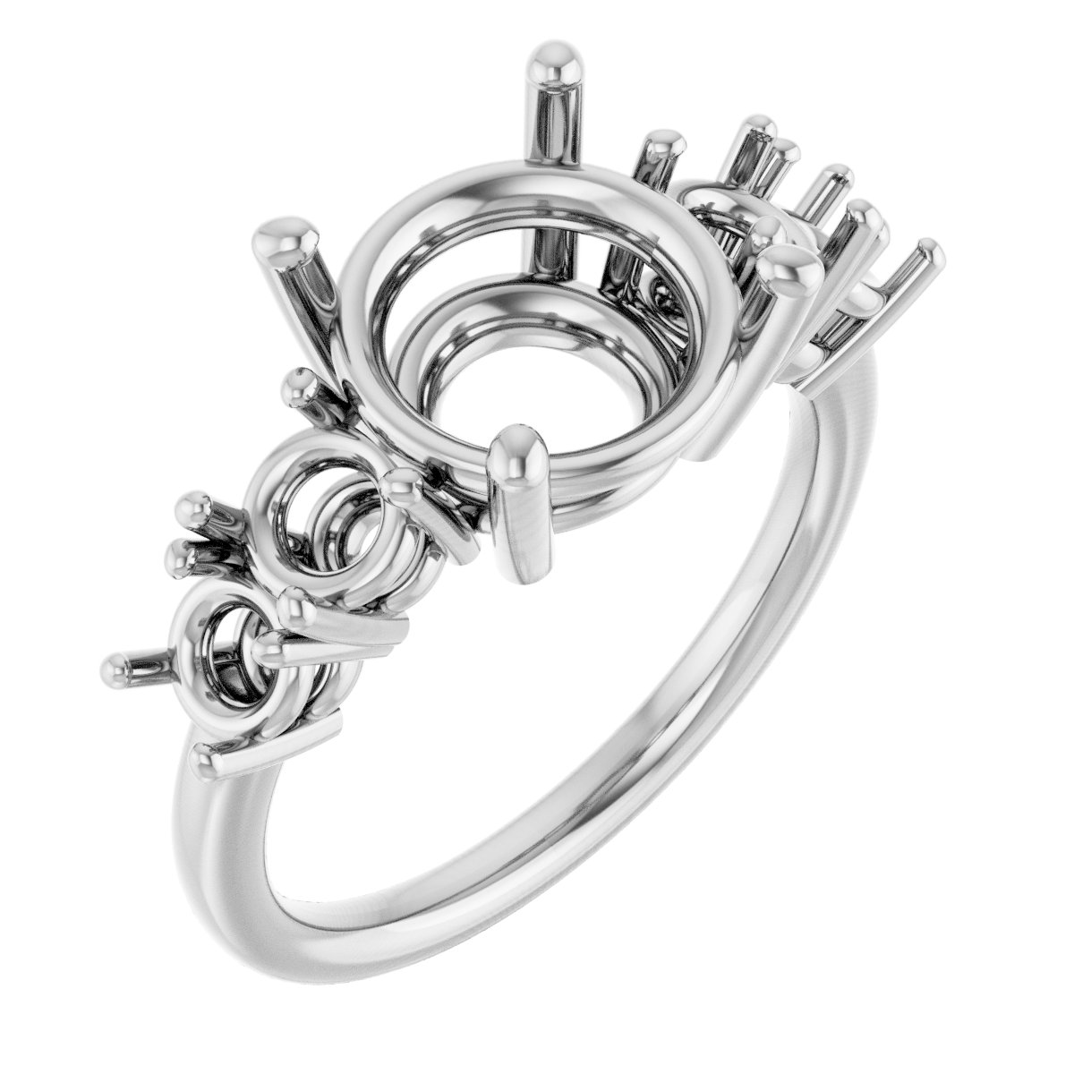 Accented Engagement Ring