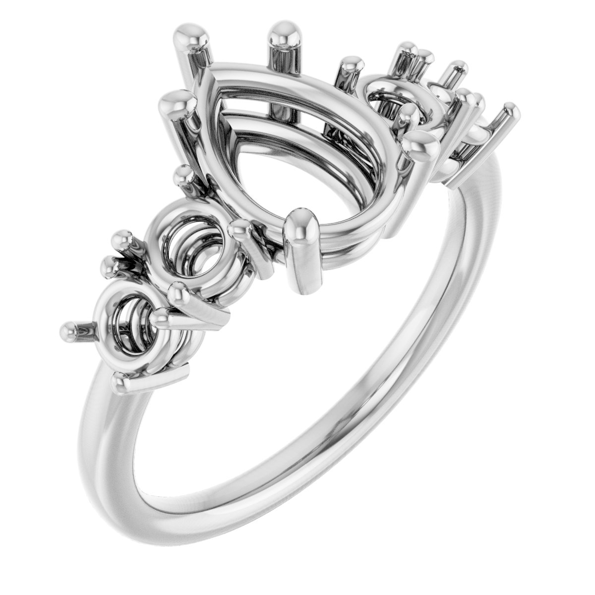 Accented Engagement Ring