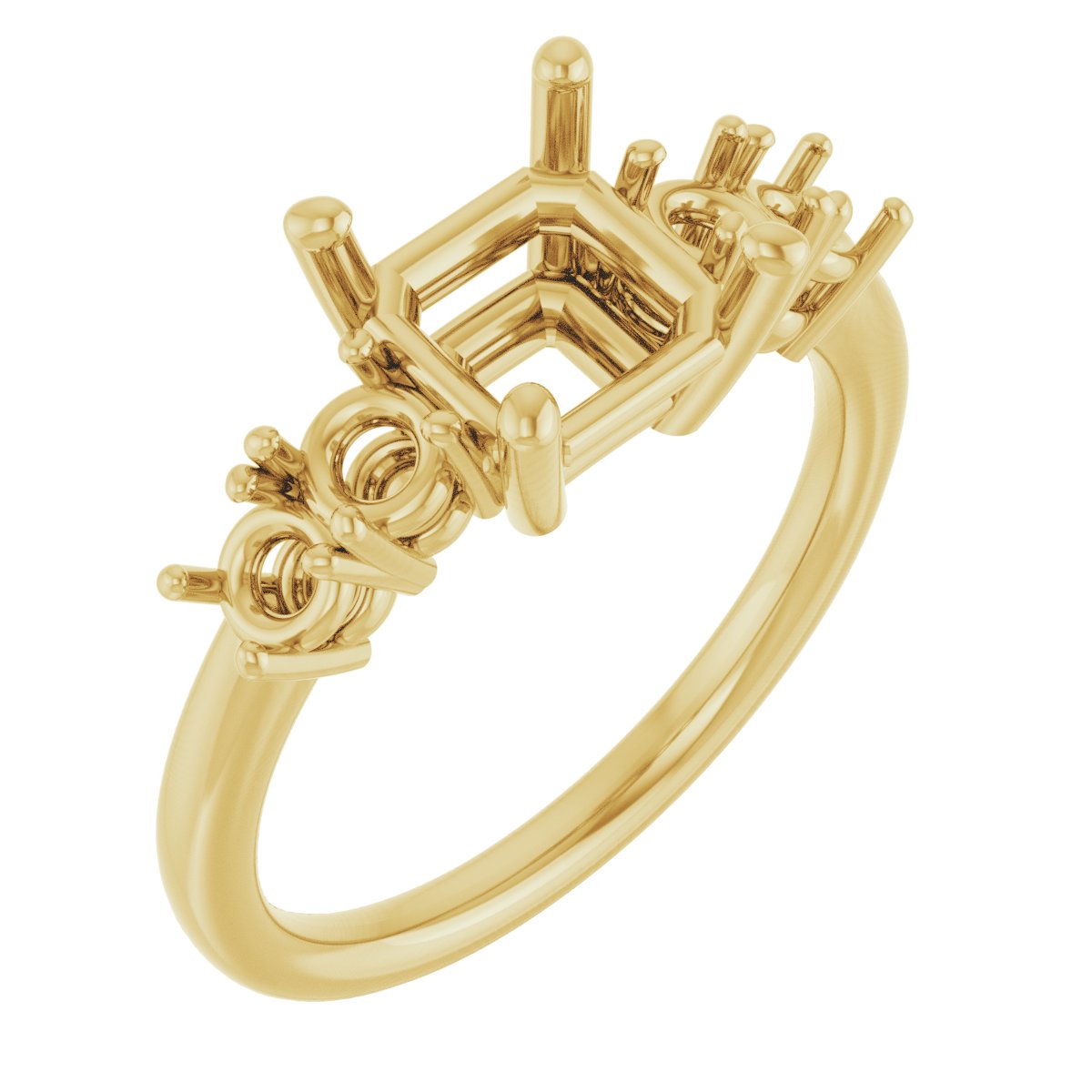 Accented Engagement Ring