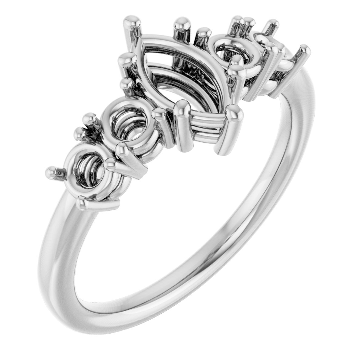 Accented Engagement Ring