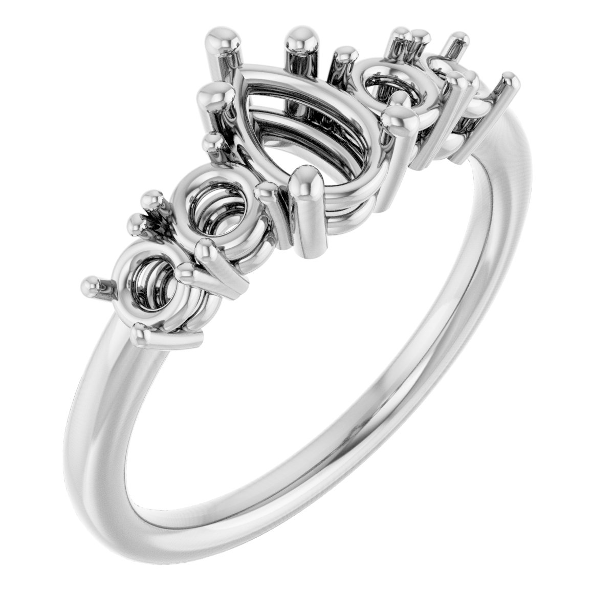 Accented Engagement Ring