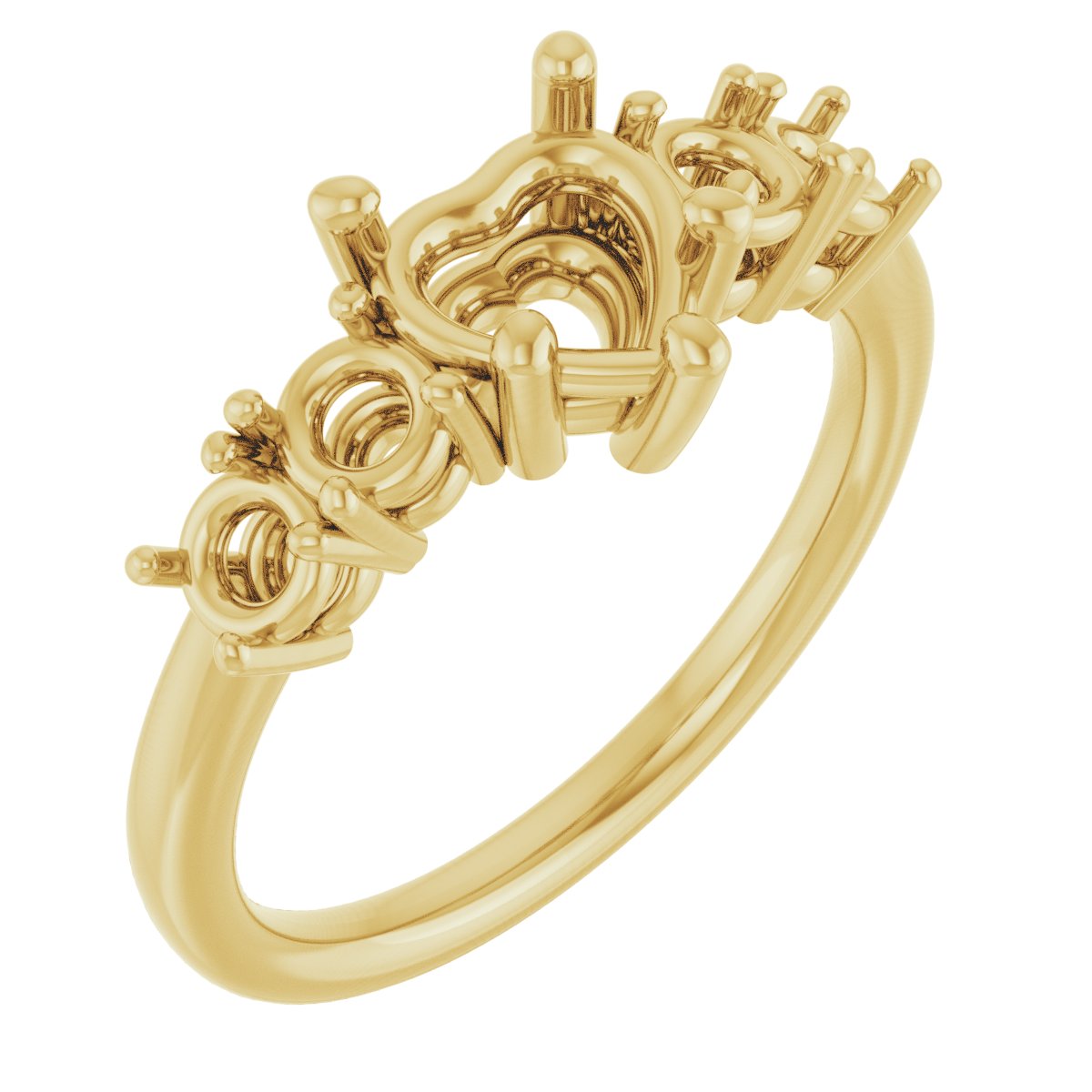 Accented Engagement Ring