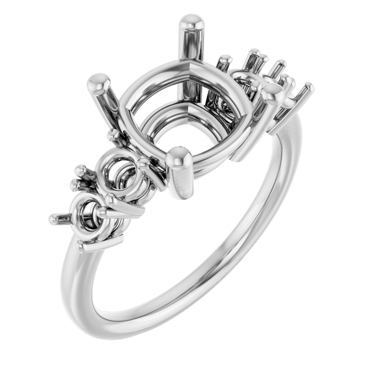 Accented Engagement Ring