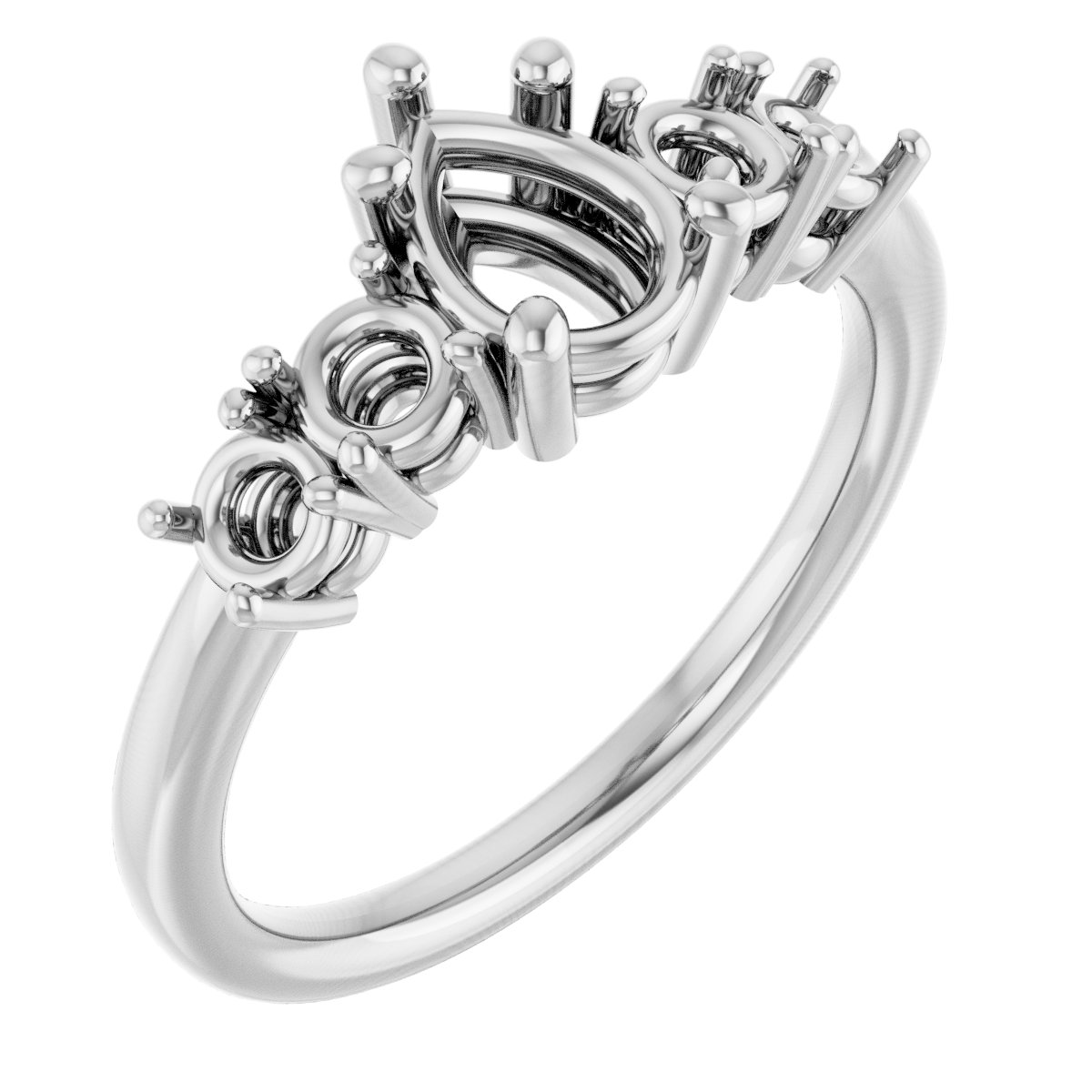 Accented Engagement Ring