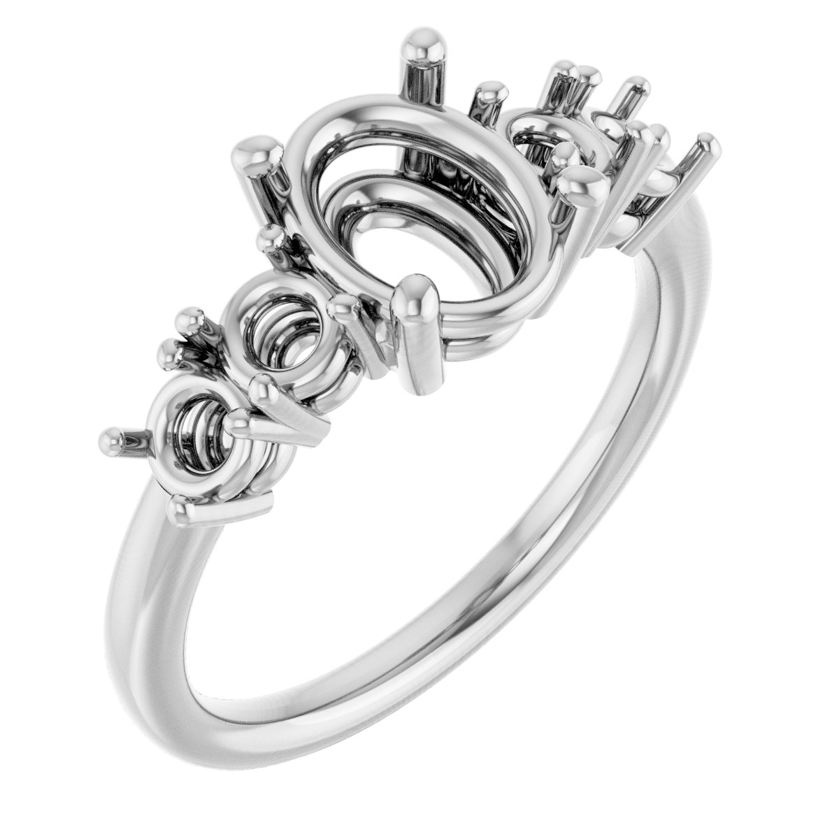 Accented Engagement Ring