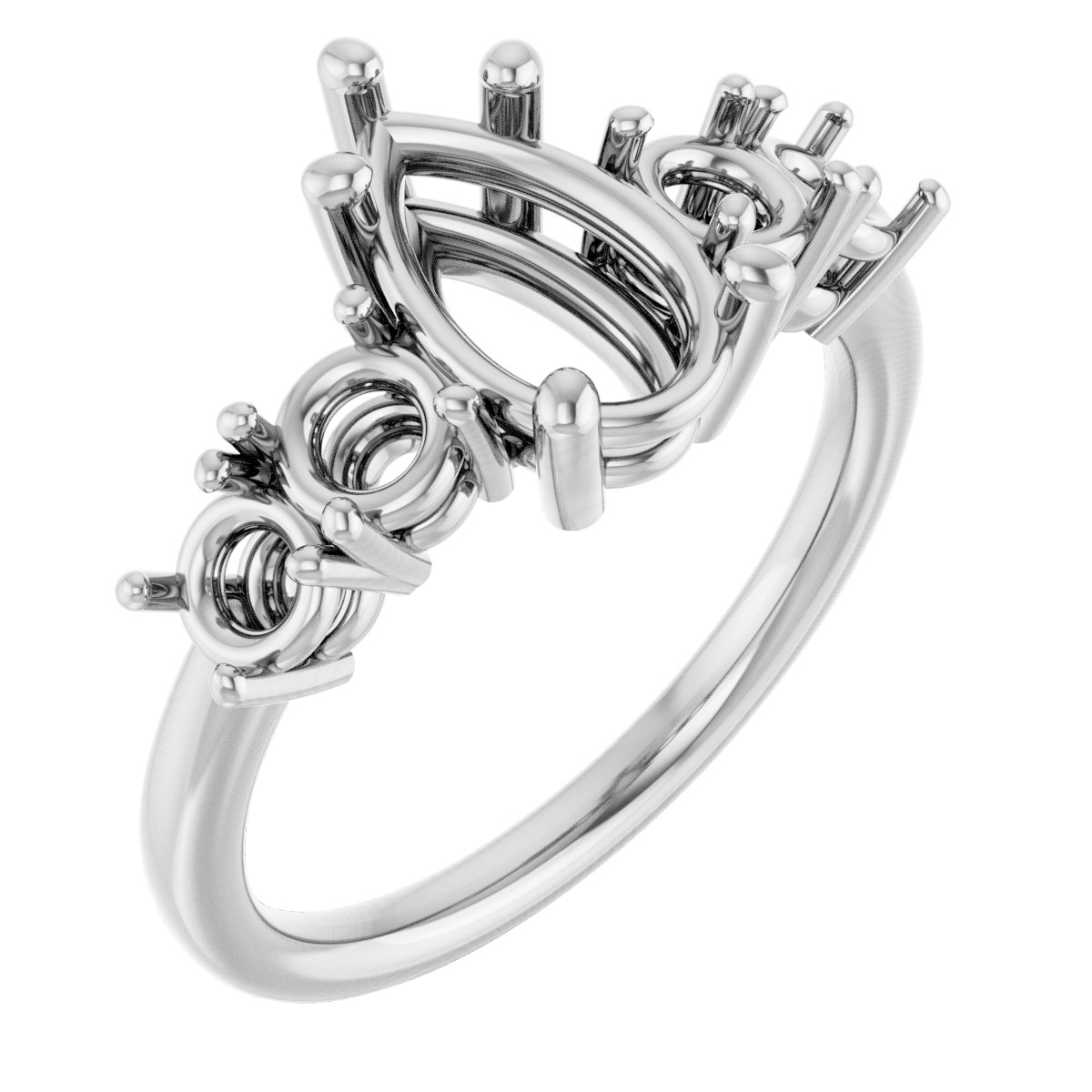 Accented Engagement Ring