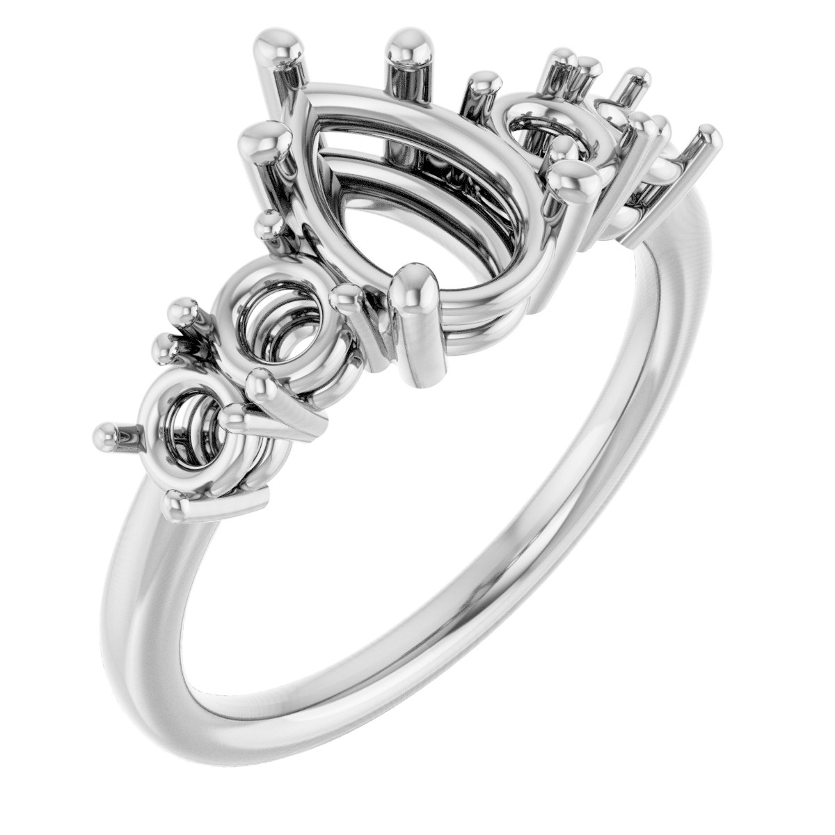 Accented Engagement Ring