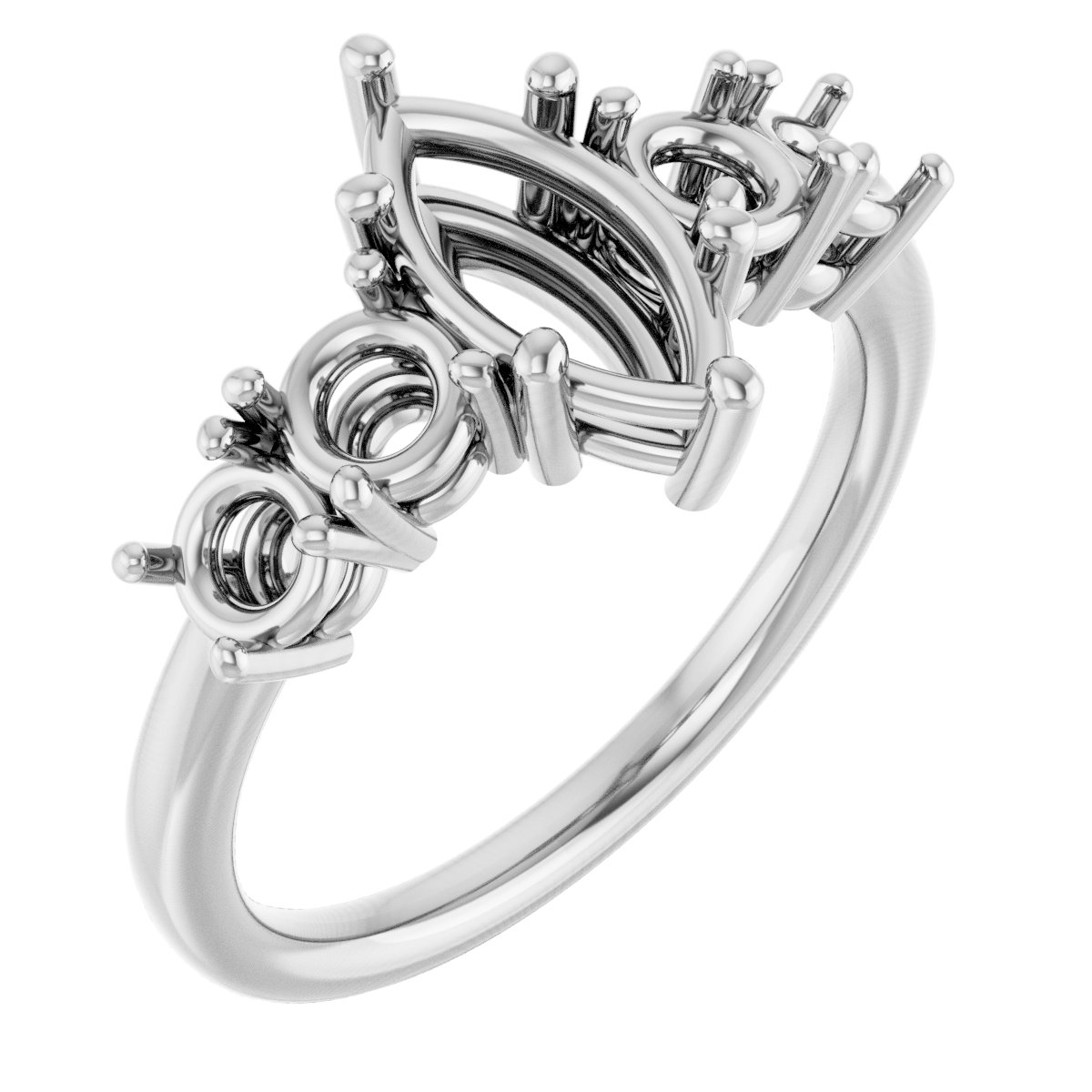 Accented Engagement Ring