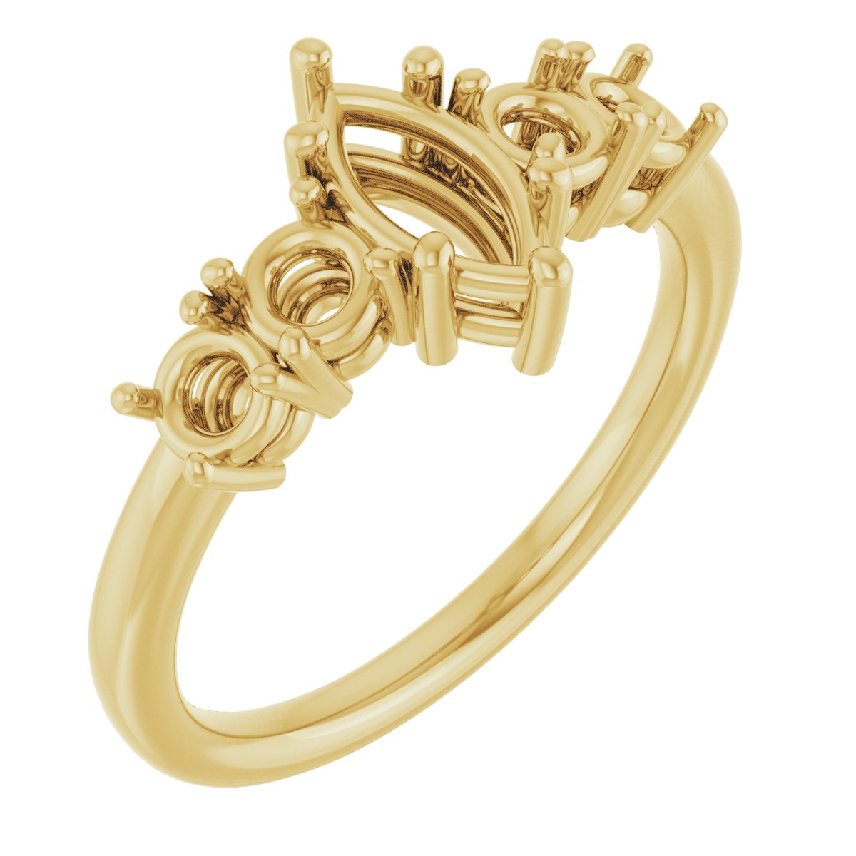 Accented Engagement Ring