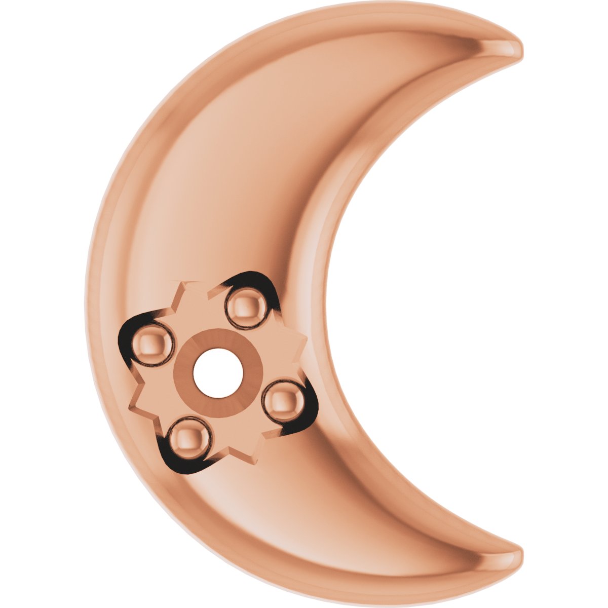 Accented Crescent Moon Trim