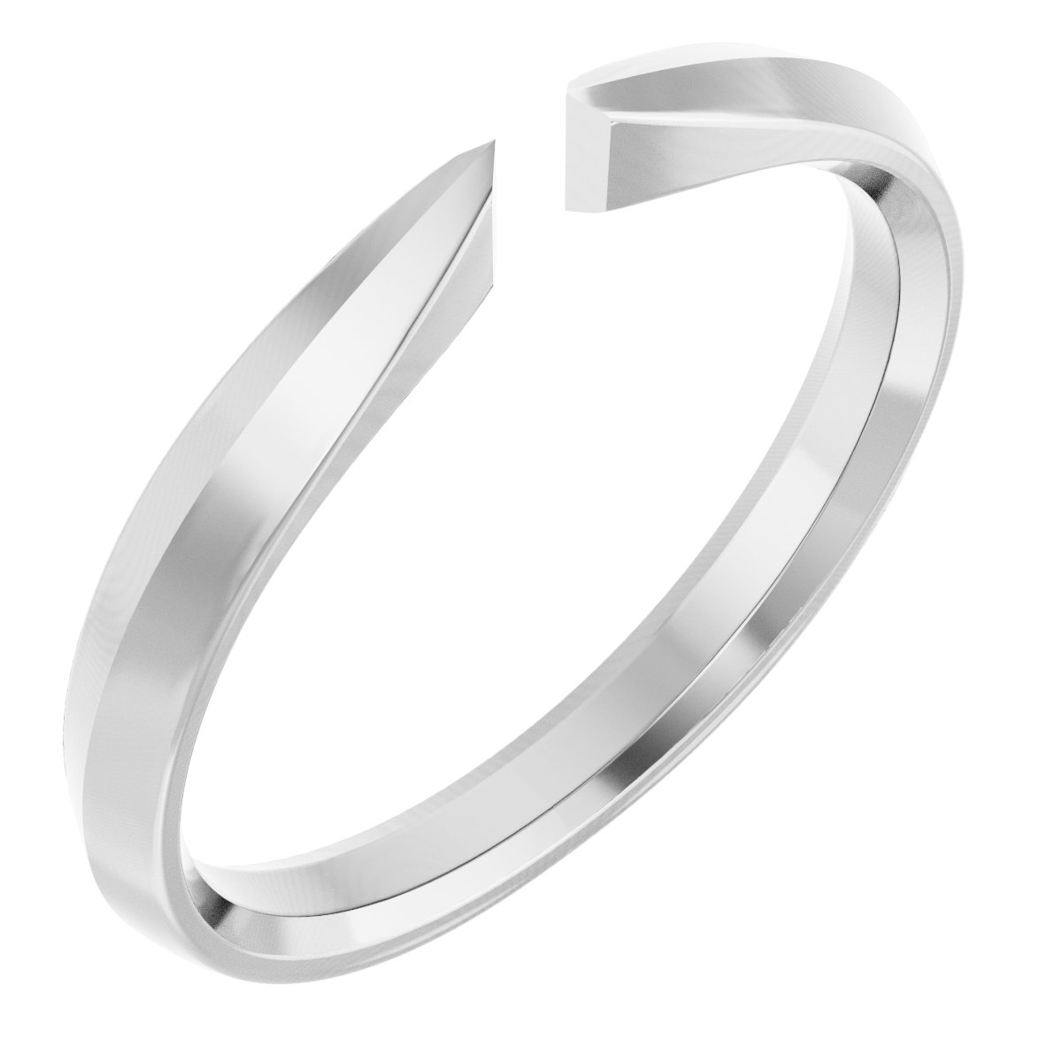 Lightweight Open Shank for a 4-Prong Setting