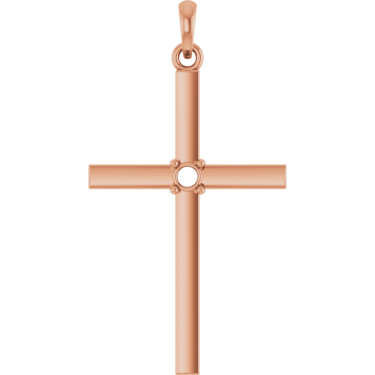 Birthstone Cross Pendant