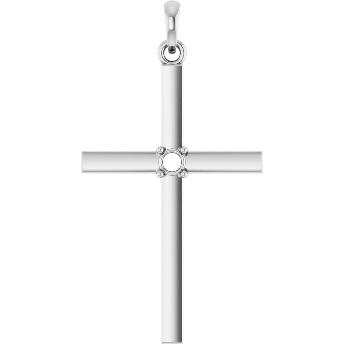 Birthstone Cross Pendant