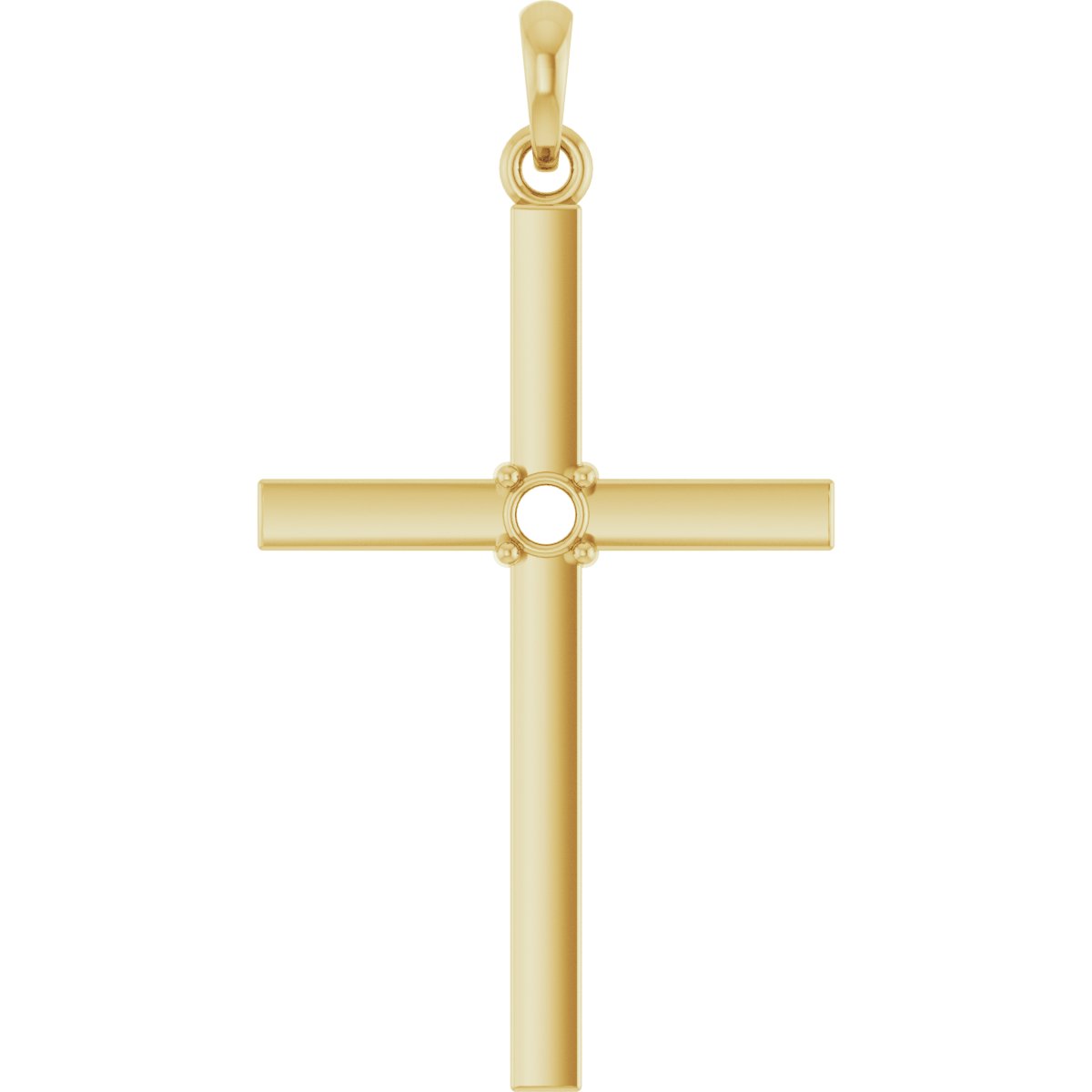 Birthstone Cross Pendant