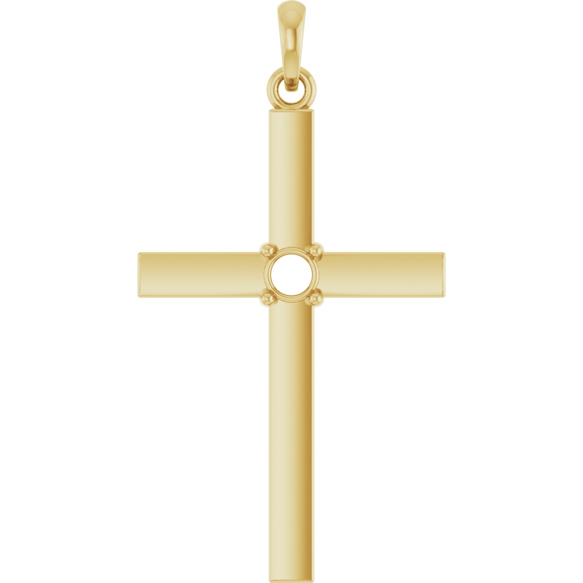 Birthstone Cross Pendant