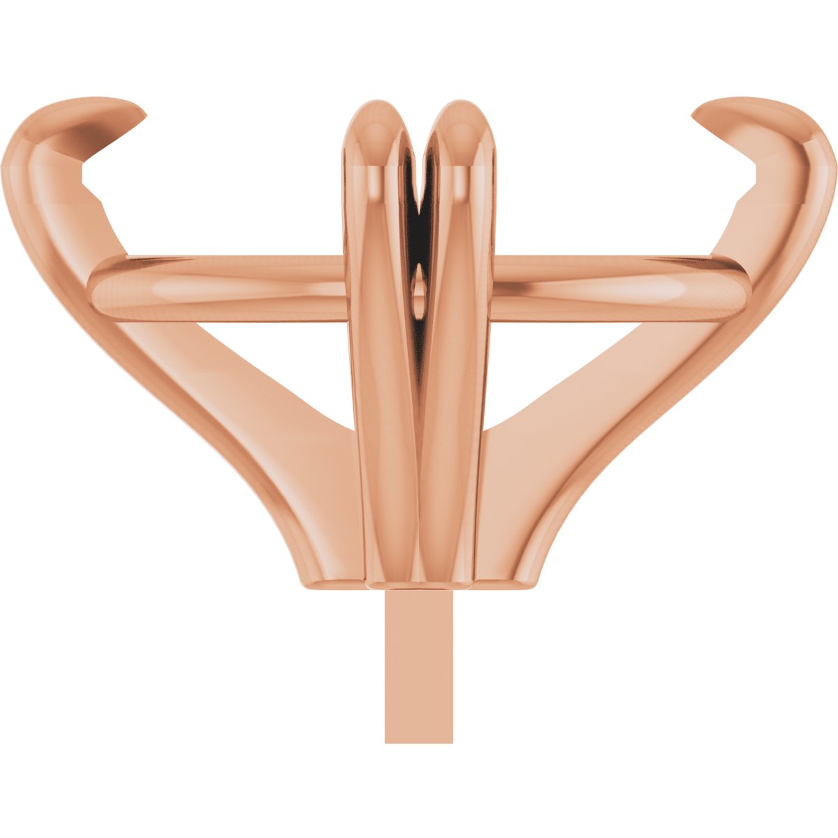 Oval Double Claw-Prong Peg Setting