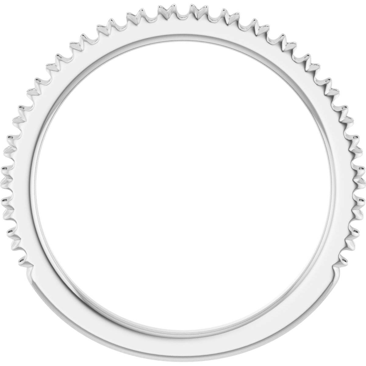 Band Mounting for 10.5x5.5 mm Pear Ring view 2