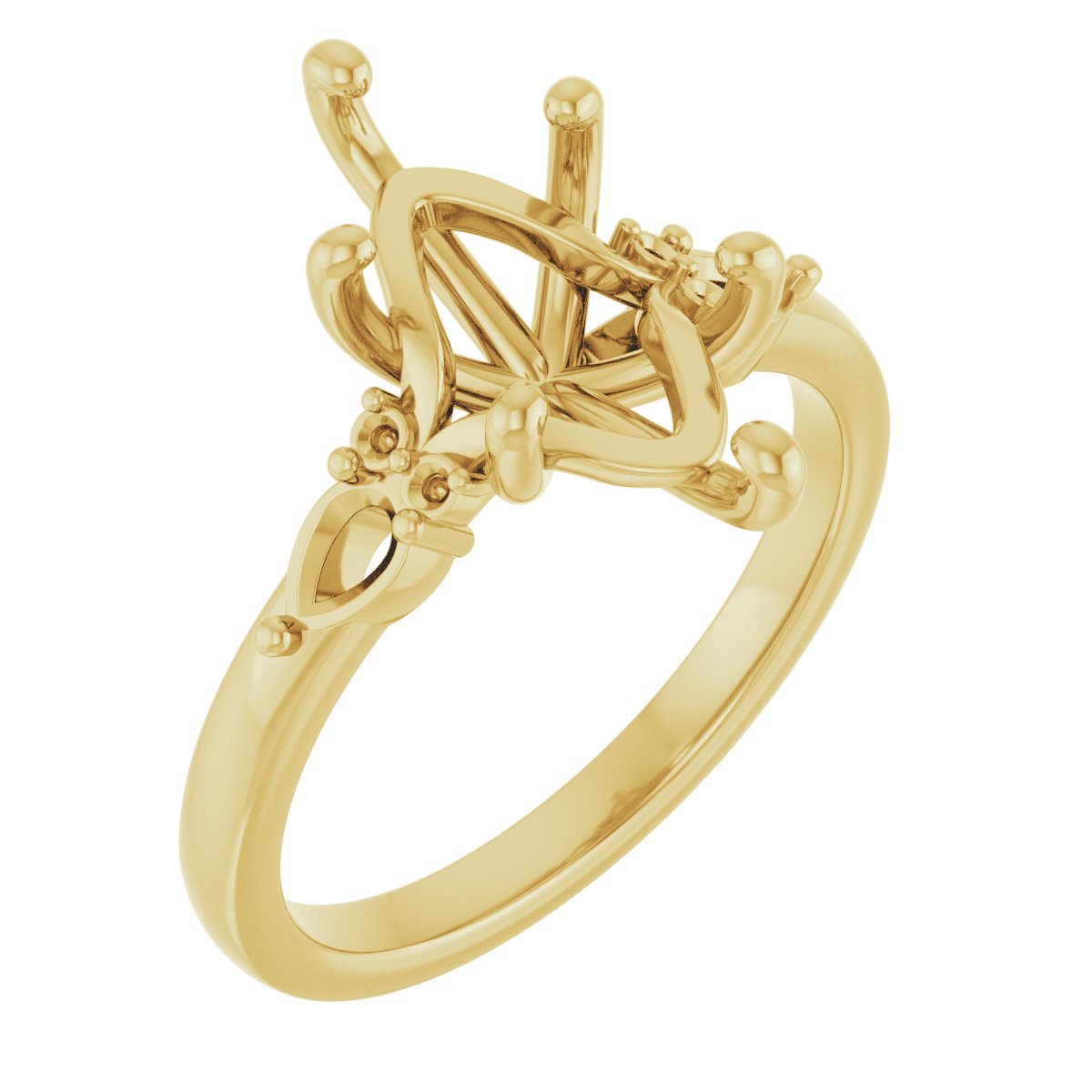 Accented Engagement Ring or Band