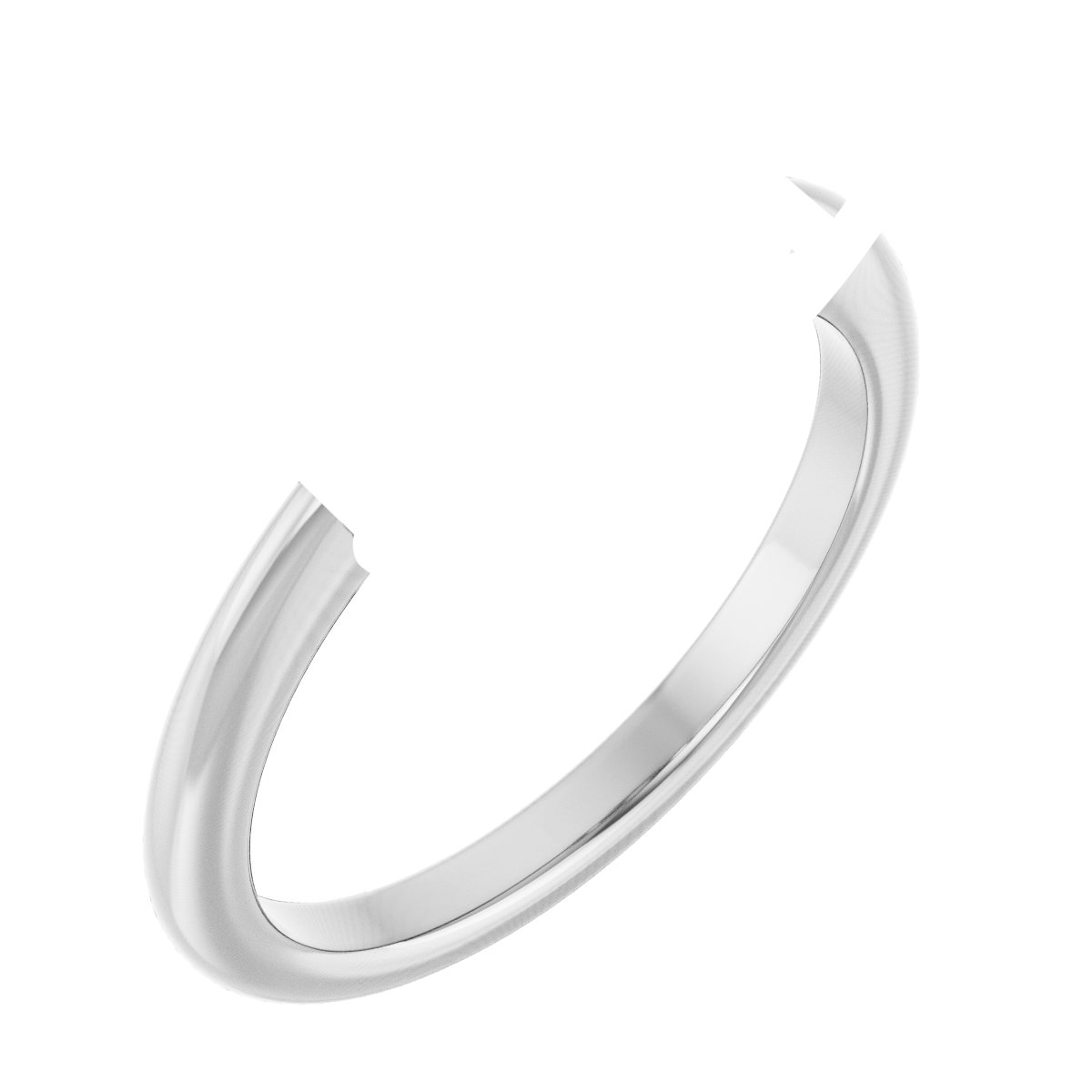 Claw-Prong Three-Stone Engagement Ring
