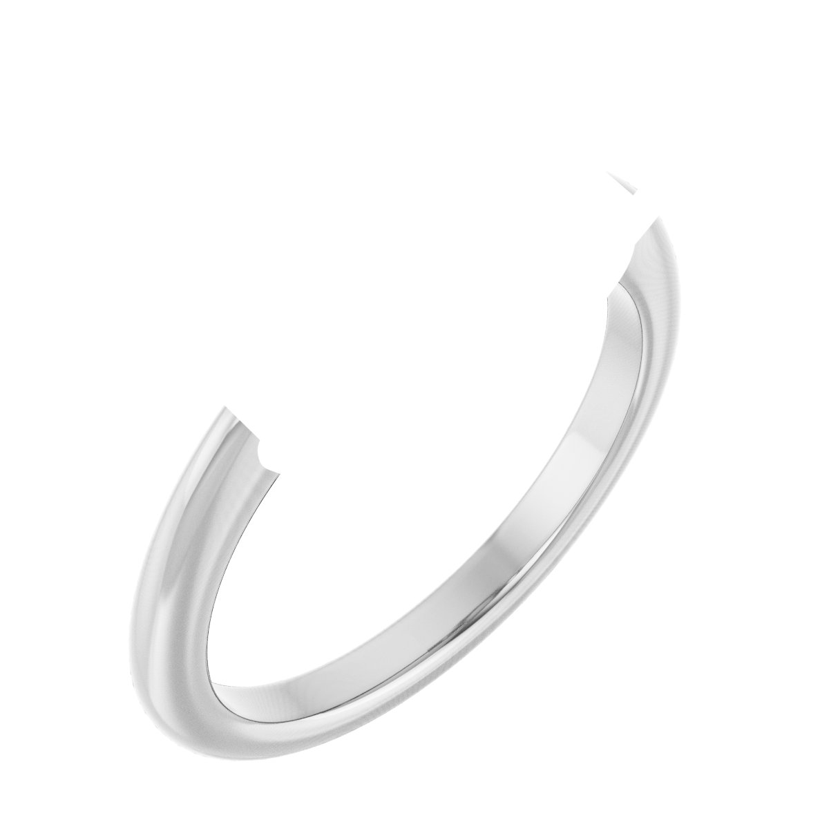 Claw-Prong Three-Stone Engagement Ring
