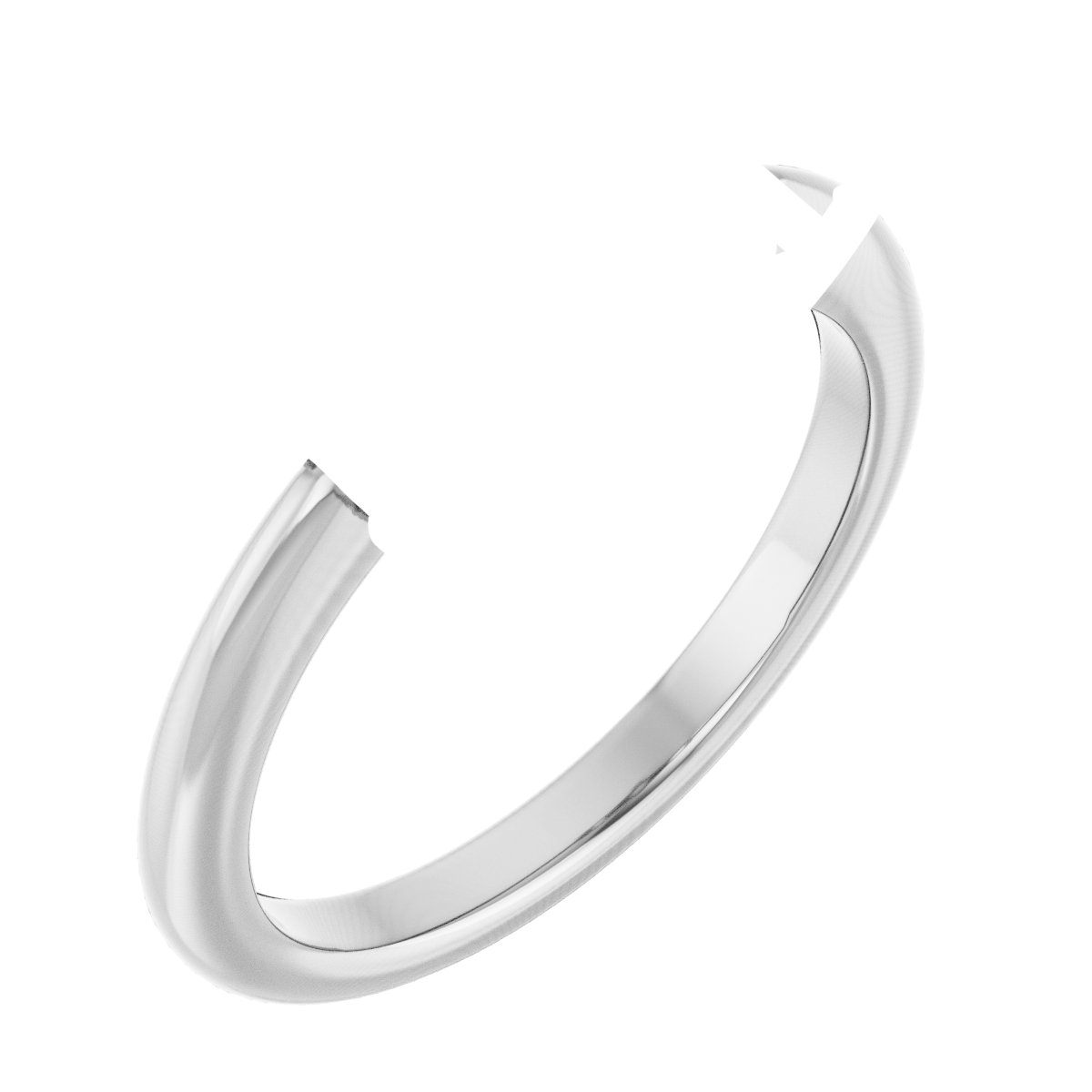 Claw-Prong Three-Stone Engagement Ring