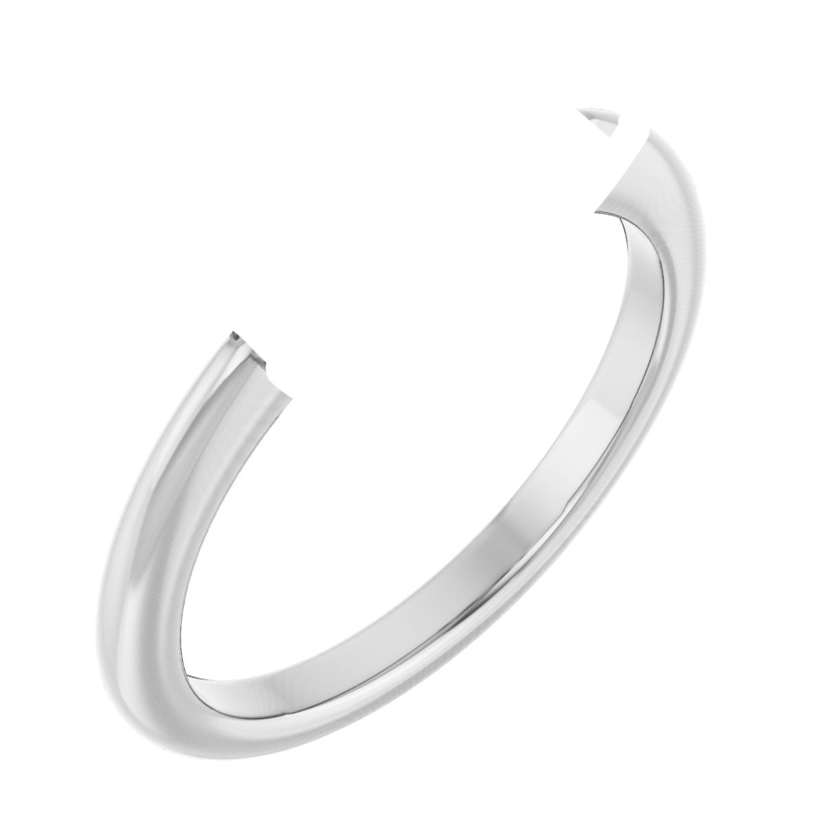 Claw-Prong Three-Stone Engagement Ring
