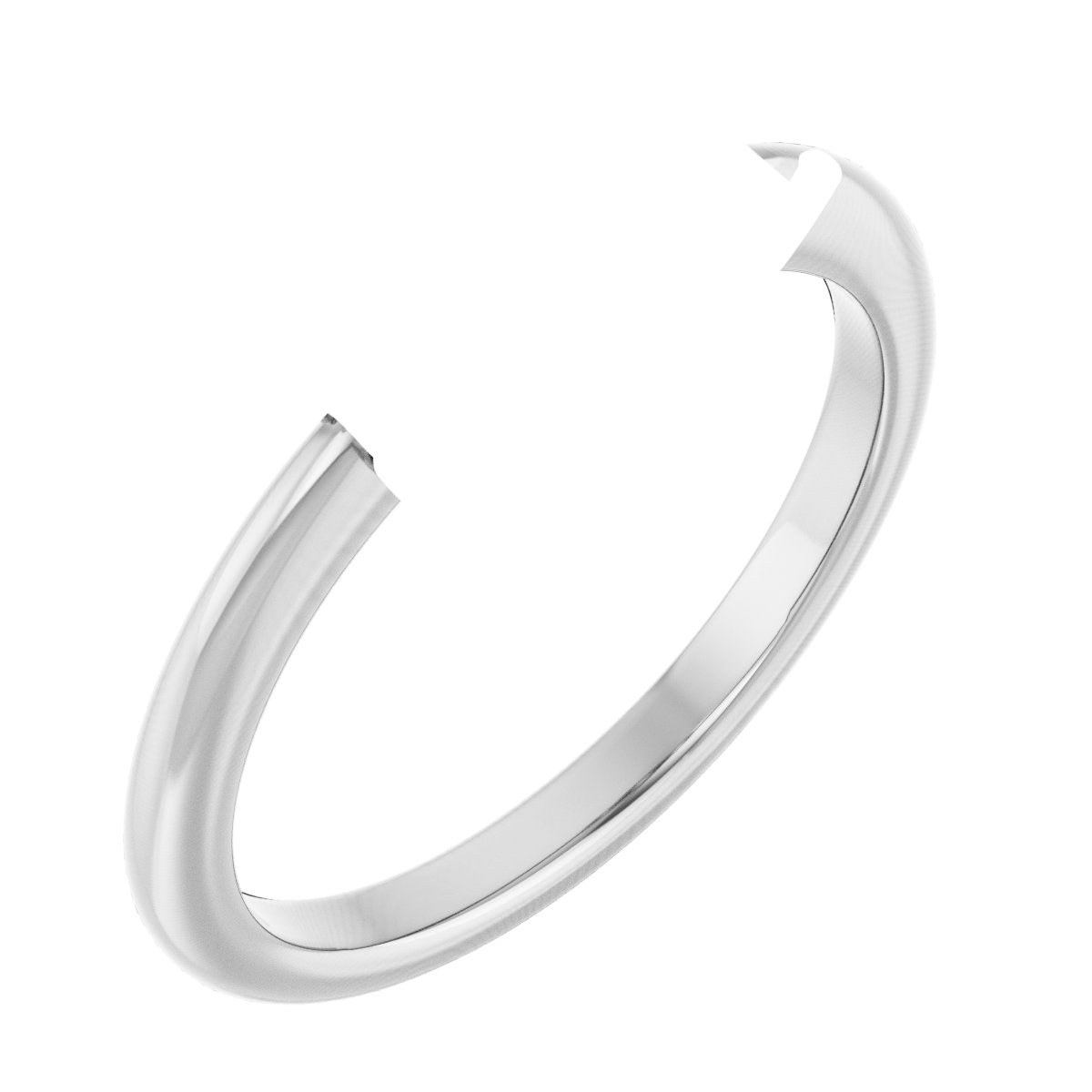 Claw-Prong Three-Stone Engagement Ring