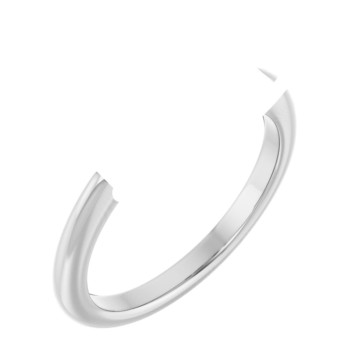 Claw-Prong Three-Stone Engagement Ring