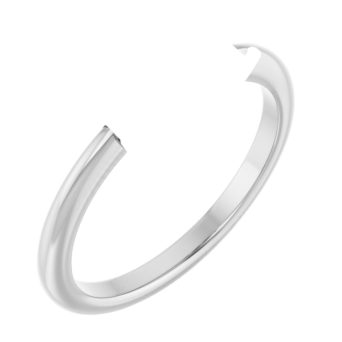 Claw-Prong Three-Stone Engagement Ring