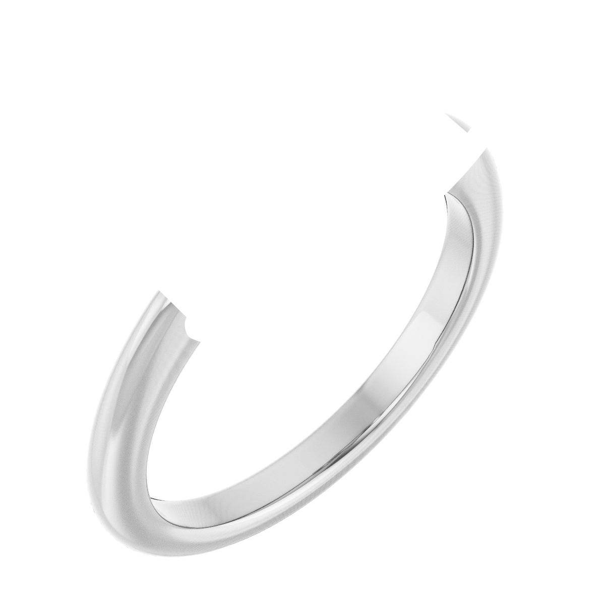Claw-Prong Three-Stone Engagement Ring