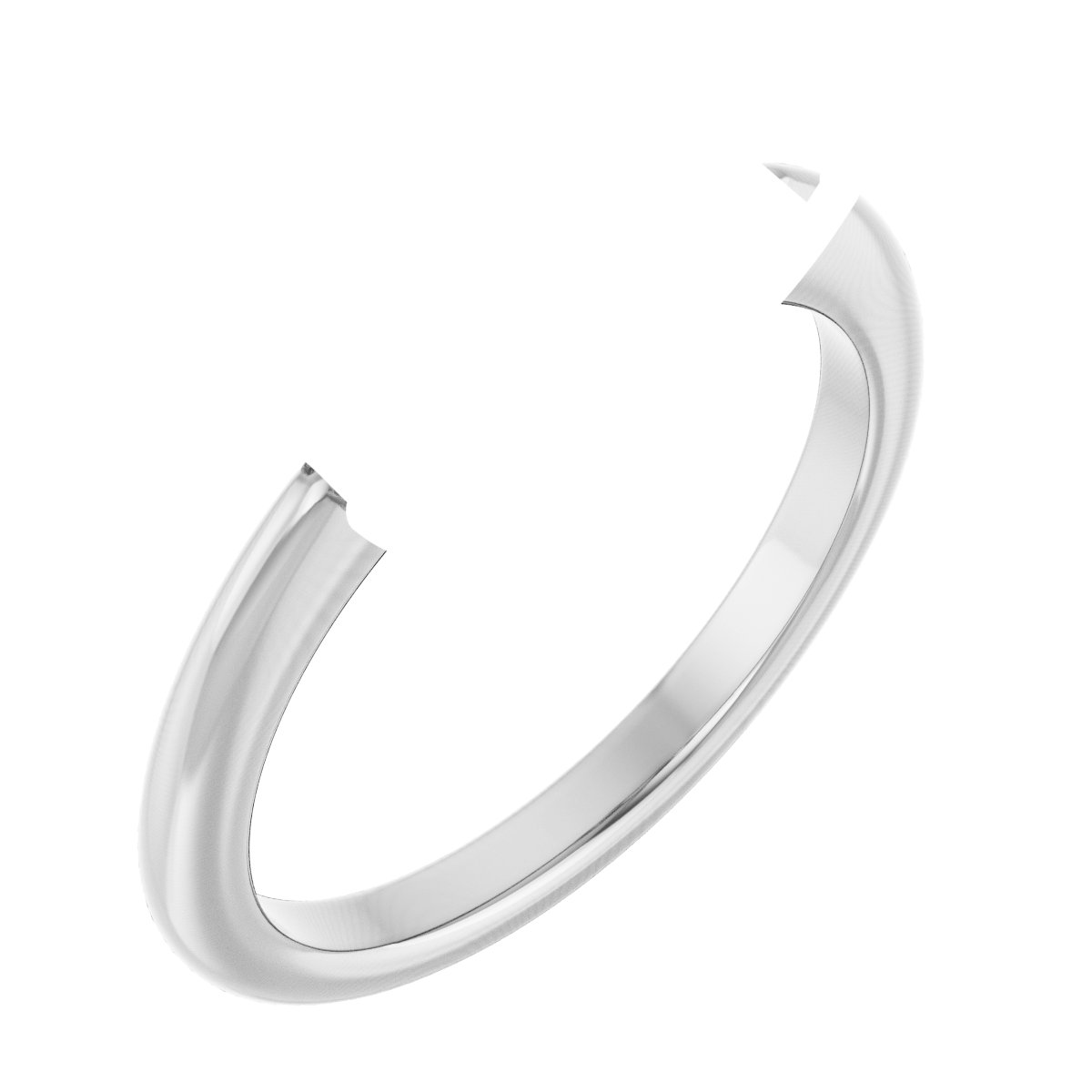 Claw-Prong Three-Stone Engagement Ring