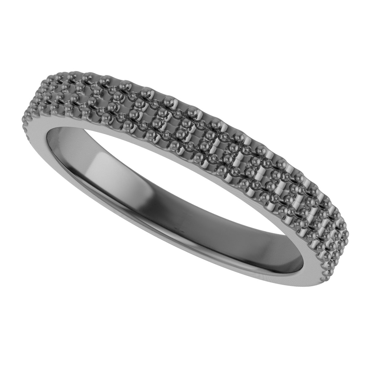 Band Mounting for 16x12 mm Oval Ring view 5