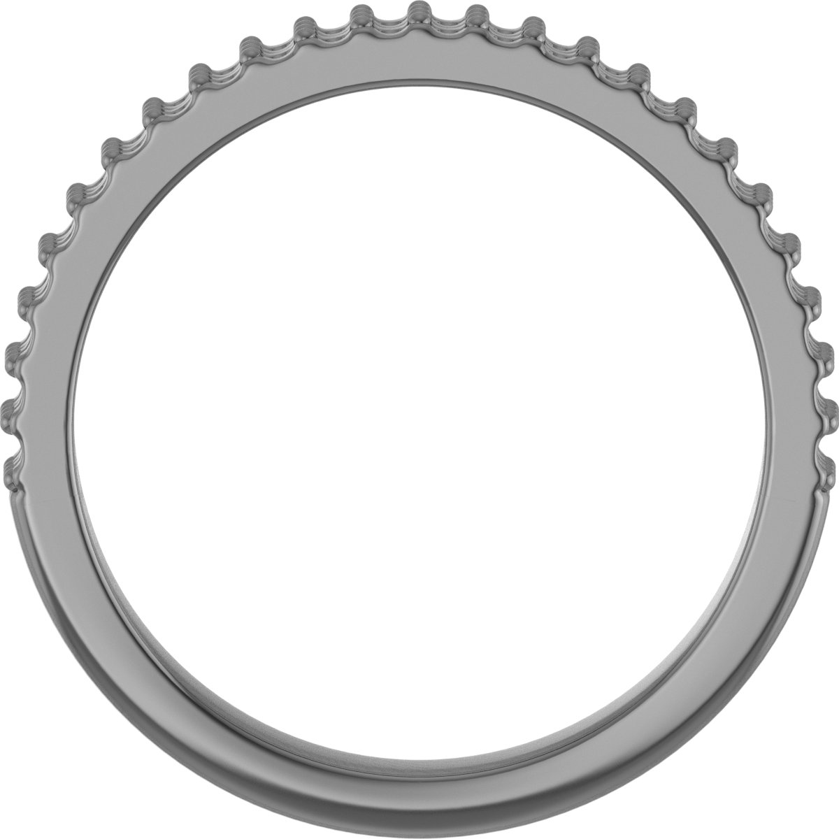 Band Mounting for 16x12 mm Oval Ring view 2