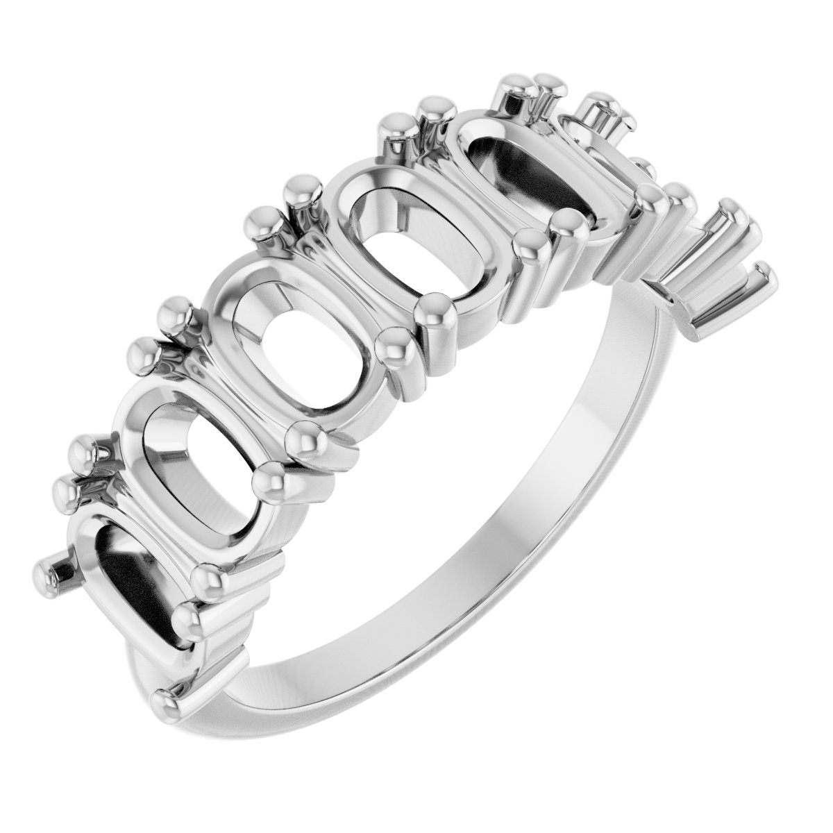 Seven-Stone Anniversary Band