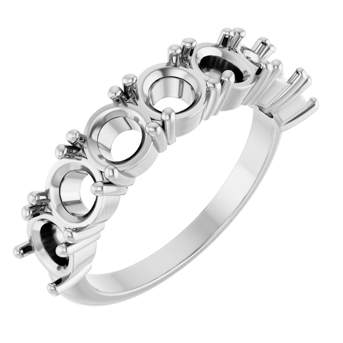 Seven-Stone Anniversary Band
