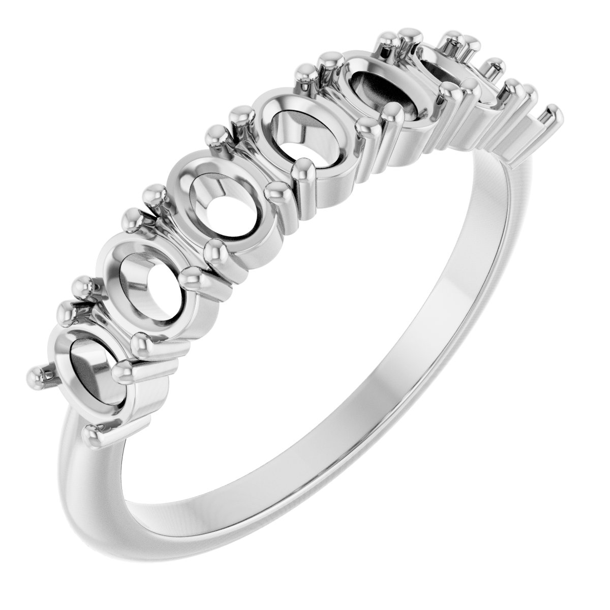 Seven-Stone Anniversary Band