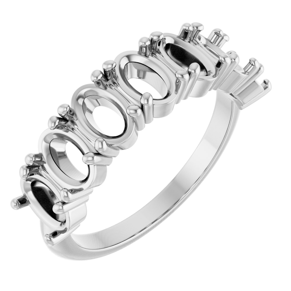 Seven-Stone Anniversary Band